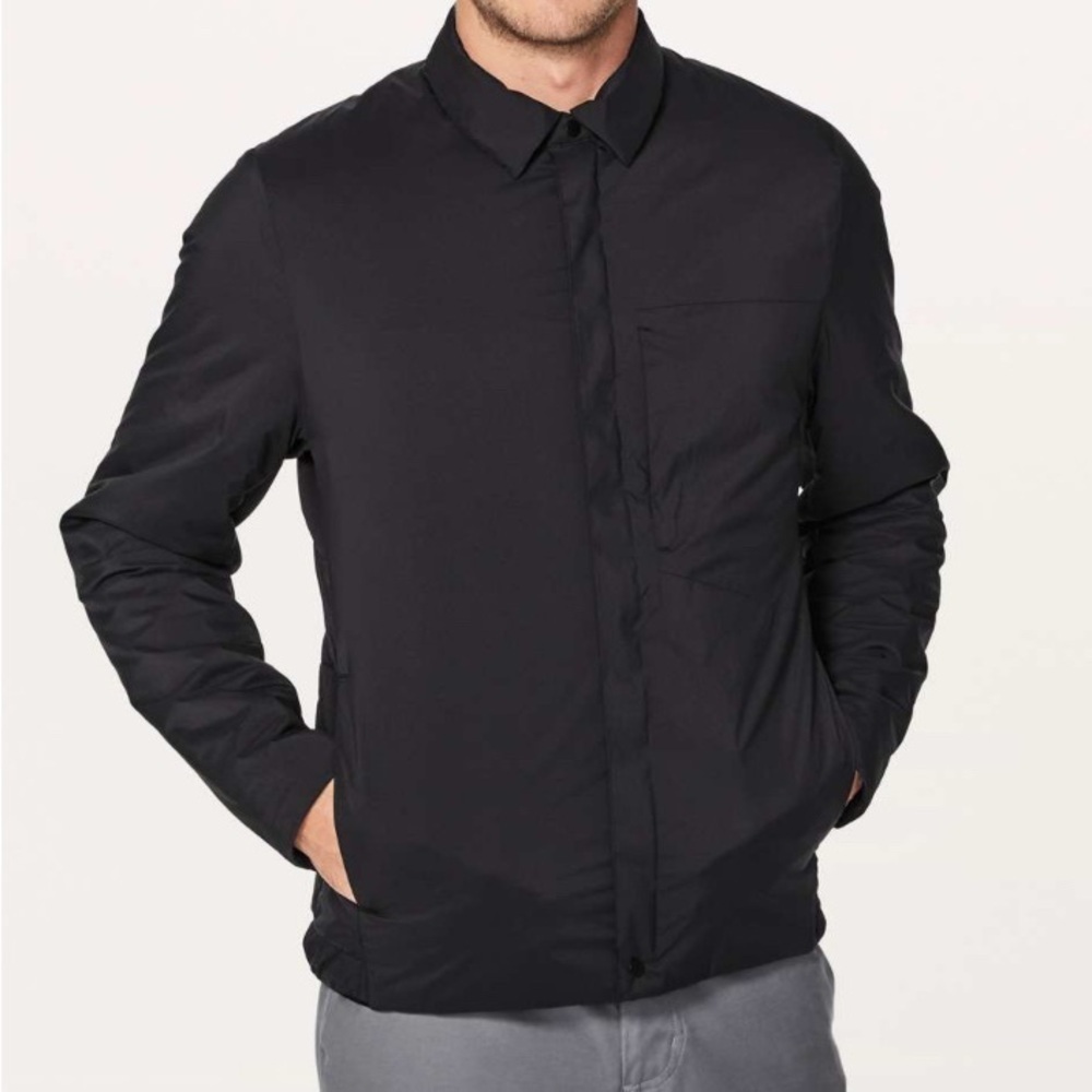 Lululemon the quilt back shacket lightweight jacket black small